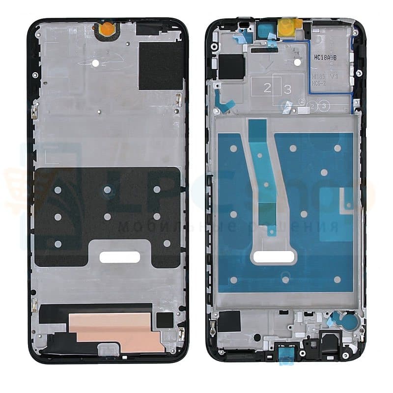 Рамка дисплея для Huawei P Smart (2019) (черный), артикул 01398 — запчасть GSM28.RU