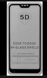 Защитное стекло 5D с полной проклейкой на Xiaomi Mi 6 Черное, артикул 01632 — запчасть GSM28.RU