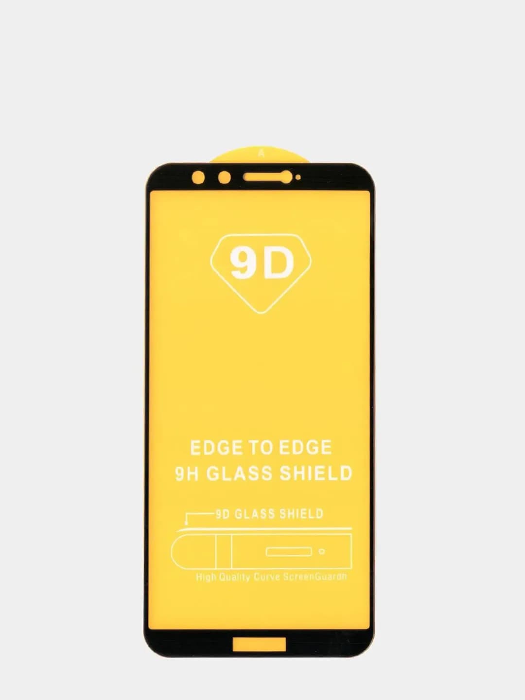 Защитное стекло 5D с полной проклейкой на Huawei Honor 30 Lite / Samsung A31 / A32 / A315 / A325 Черное, артикул 01647 — запчасть GSM28.RU
