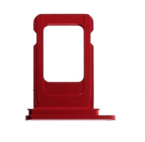 Держатель сим для iPhone XR (красный) (2 сим), артикул 01663 — запчасть GSM28.RU