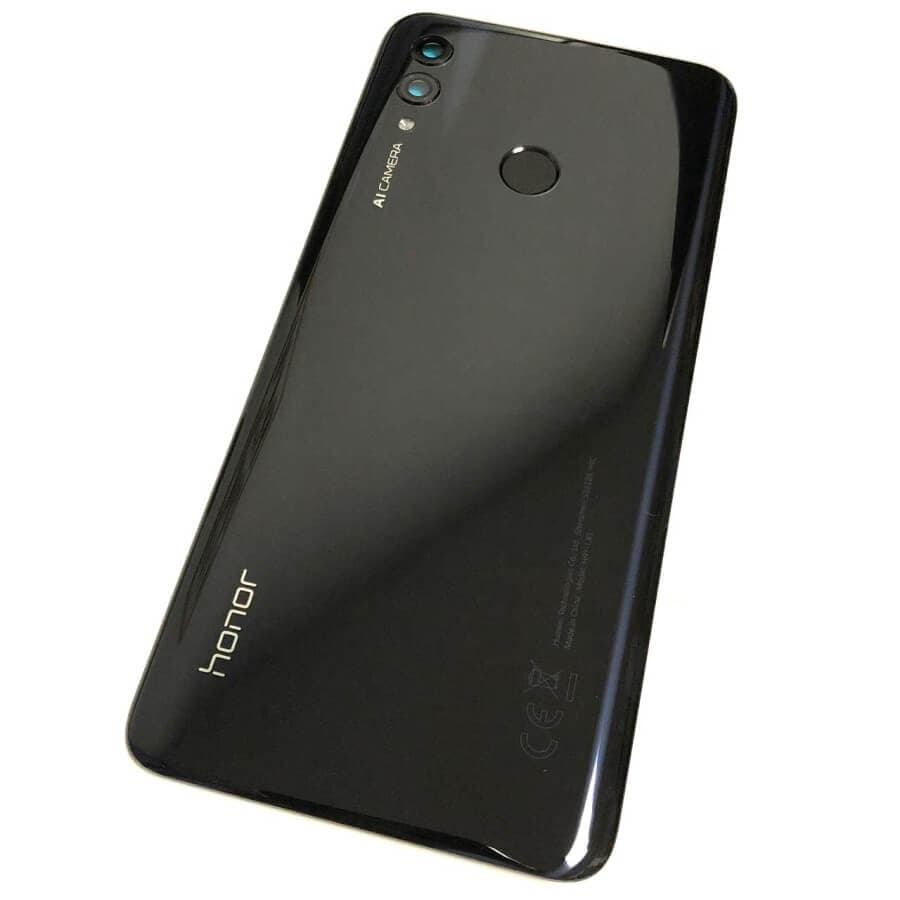 Задняя крышка для Huawei Honor 10 Lite (черный) со стеклом камеры, артикул 01729 — запчасть GSM28.RU