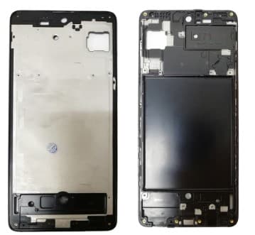 Рамка дисплея для Samsung A715 Galaxy A71 (черный) orig, артикул 01826 — запчасть GSM28.RU