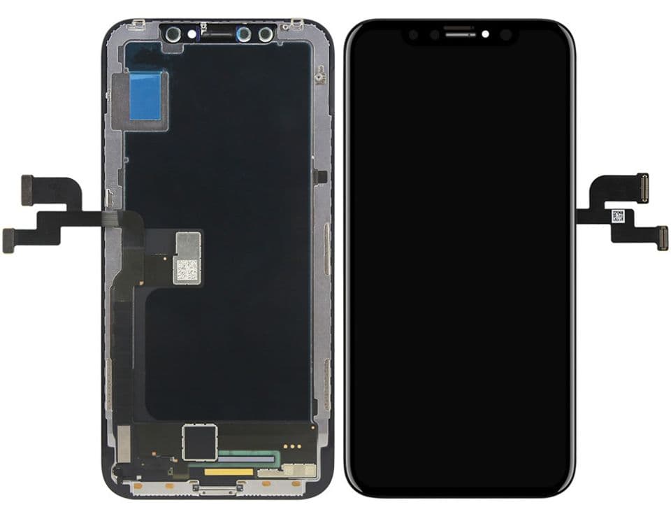 Дисплей для iPhone XR + тачскрин черный с рамкой Оригинал, артикул 00183 — запчасть GSM28.RU