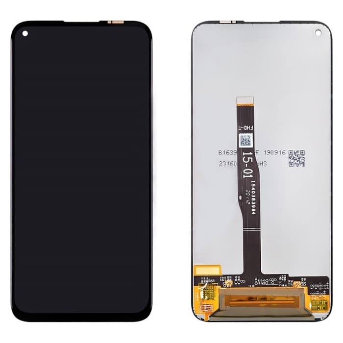 Дисплей для Huawei P40 Lite (JNY-LX1), Nova 5i, Nova 6 SE, Nova 7i, P20 Lite (2019) + тачскрин (черный) Оригинал, артикул 01841 — запчасть GSM28.RU
