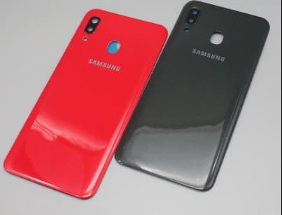 Задняя крышка для Samsung A205F Galaxy A20 (красный) А, артикул 01849 — запчасть GSM28.RU