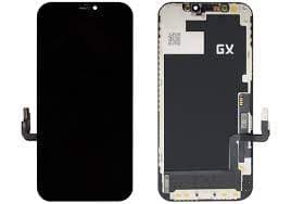 Дисплей для iPhone 12 / 12 Pro + тачскрин черный с рамкой OLED GX, артикул 01860 — запчасть GSM28.RU