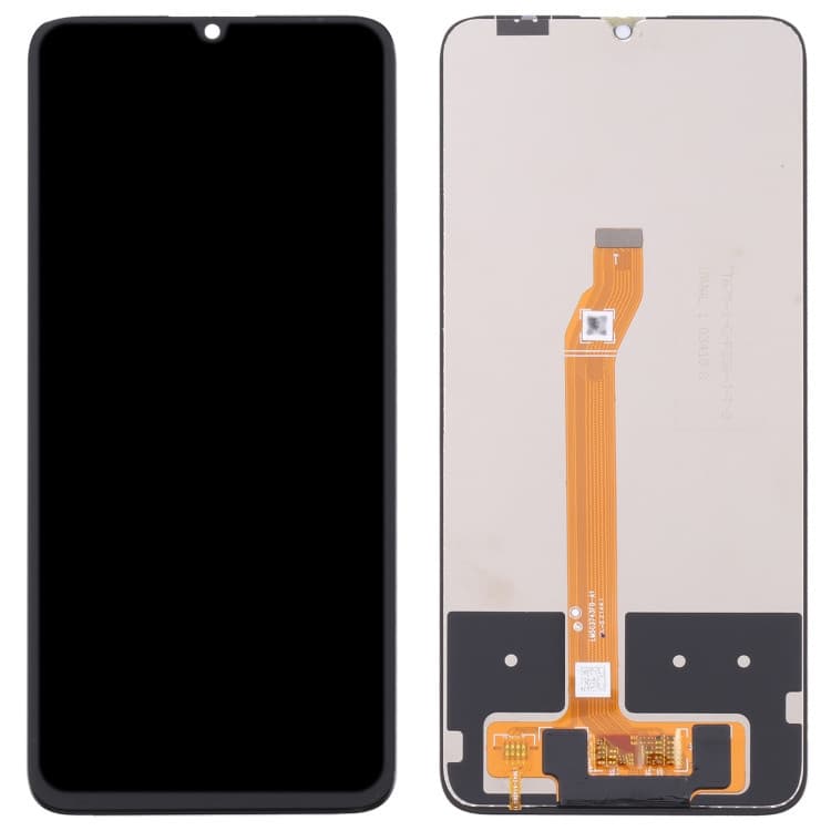 Дисплей для Honor X7 / Play 6 / Enjoy 30 Plus (CMA-LX1 / CMA-LX2) + тачскрин (черный) Оригинал, артикул 02072 — запчасть GSM28.RU