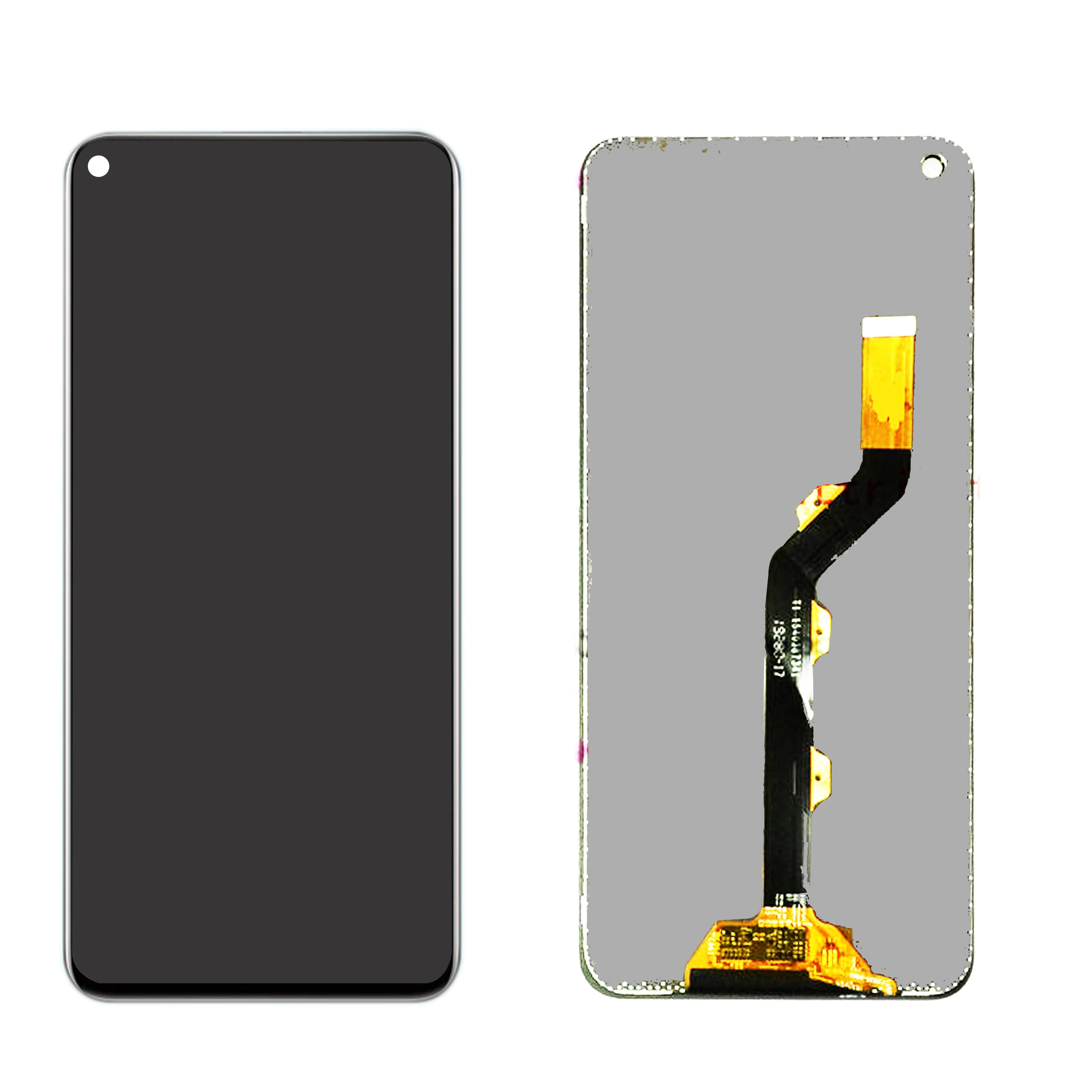 Дисплей для Tecno Camon 12 Air + тачскрин (черный), артикул 02091 — запчасть GSM28.RU