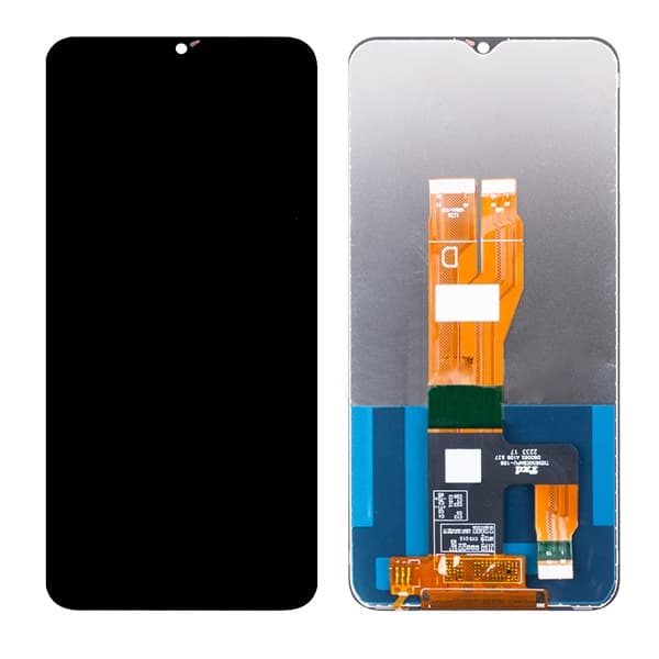 Дисплей для Realme C30S (RMX3690) + тачскрин (черный) Оригинал, артикул 02124 — запчасть GSM28.RU