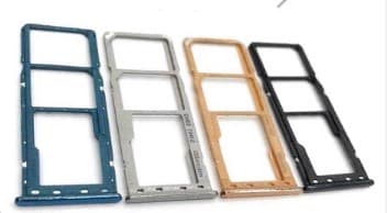 Держатель сим карты (SIM) для Samsung A705 Galaxy A70 (золото), артикул 02227 — запчасть GSM28.RU