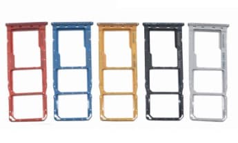 Держатель сим карты (SIM) для Samsung A305 Galaxy A30 / A505 Galaxy A50 (золото), артикул 02231 — запчасть GSM28.RU