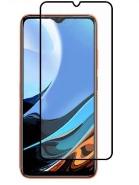 Защитное стекло 5D с полной проклейкой на Xiaomi Redmi 9T / Poco M3, артикул 02295 — запчасть GSM28.RU