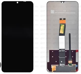Дисплей для Xiaomi Redmi 12C + тачскрин (черный) Оригинал, артикул 02320 — запчасть GSM28.RU