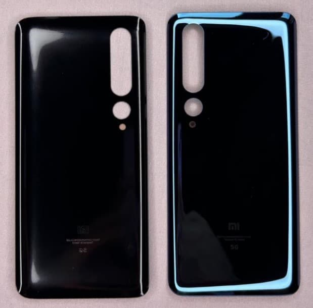 Задняя крышка для Xiaomi Mi 10 (Синий), артикул 02338 — запчасть GSM28.RU