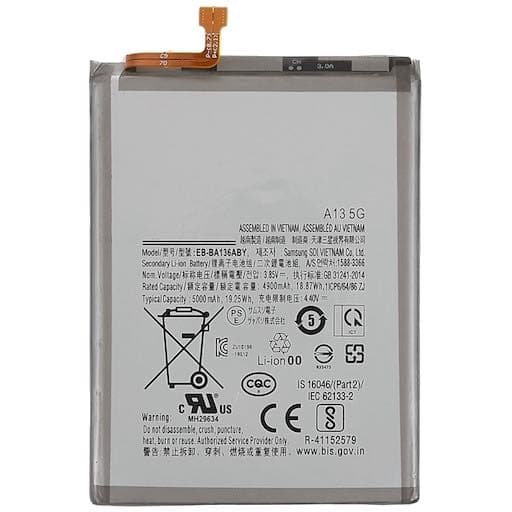 Аккумулятор для Samsung A136 Galaxy A13 5G (EB-BA136ABY), артикул 02608 — запчасть GSM28.RU