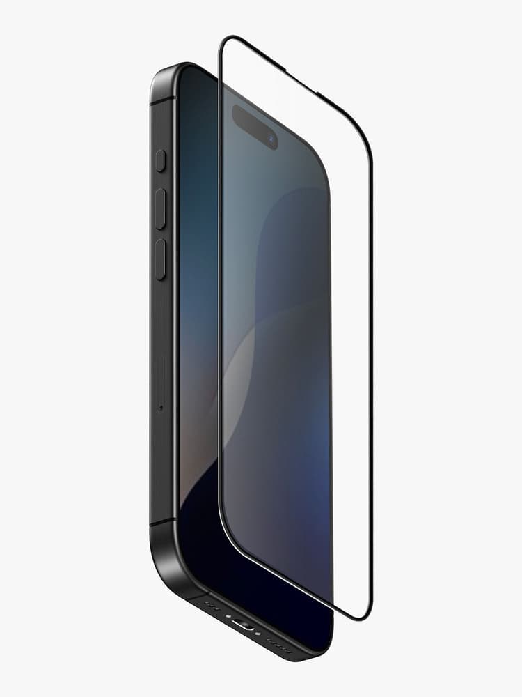 Защитное стекло 5D с полной проклейкой на iphone 16 Pro черное, артикул 02737 — запчасть GSM28.RU