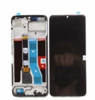 Дисплей для Realme Note 50 (RMX3834) в рамке + тачскрин (черный) Оригинал, артикул 02748 — запчасть GSM28.RU
