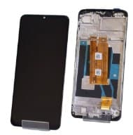 Дисплей для Realme C63 (RMX3939) в рамке + тачскрин (черный) Оригинал, артикул 02763 — запчасть GSM28.RU
