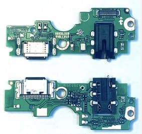 Шлейф (Нижняя плата) для Tecno Pova 4 / Pova Neo 2 4G / Pova Neo 3 4G с комп. + разъем зарядки + разъем гарнитуры + микрофон (с быстрой зарядкой), артикул 02824 — запчасть GSM28.RU