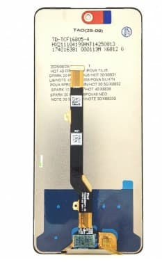 Дисплей для Tecno Pova 7 Neo + тачскрин (черный) Оригинал, артикул 02961 — запчасть GSM28.RU
