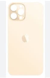 Задняя крышка для iPhone 12 Pro (золото) с широким отверстием, артикул 03067 — запчасть GSM28.RU