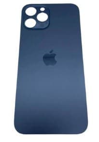 Задняя крышка для iPhone 12 Pro Max (синий) с широким отверстием, артикул 03071 — запчасть GSM28.RU