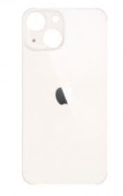 Задняя крышка для iPhone 13 (белый) с широким отверстием, артикул 03072 — запчасть GSM28.RU