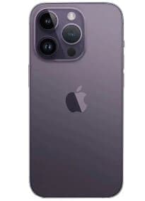 Задняя крышка для iPhone 14 Pro (фиолетовый) с широким отверстием, артикул 03081 — запчасть GSM28.RU