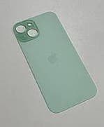 Задняя крышка для iPhone 15 (зеленый) с широким отверстием, артикул 03083 — запчасть GSM28.RU