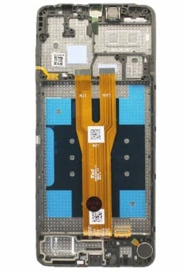 Дисплей для Samsung A065F Galaxy A06 в рамке + тачскрин (черный) Оригинал, артикул 03135 — запчасть GSM28.RU