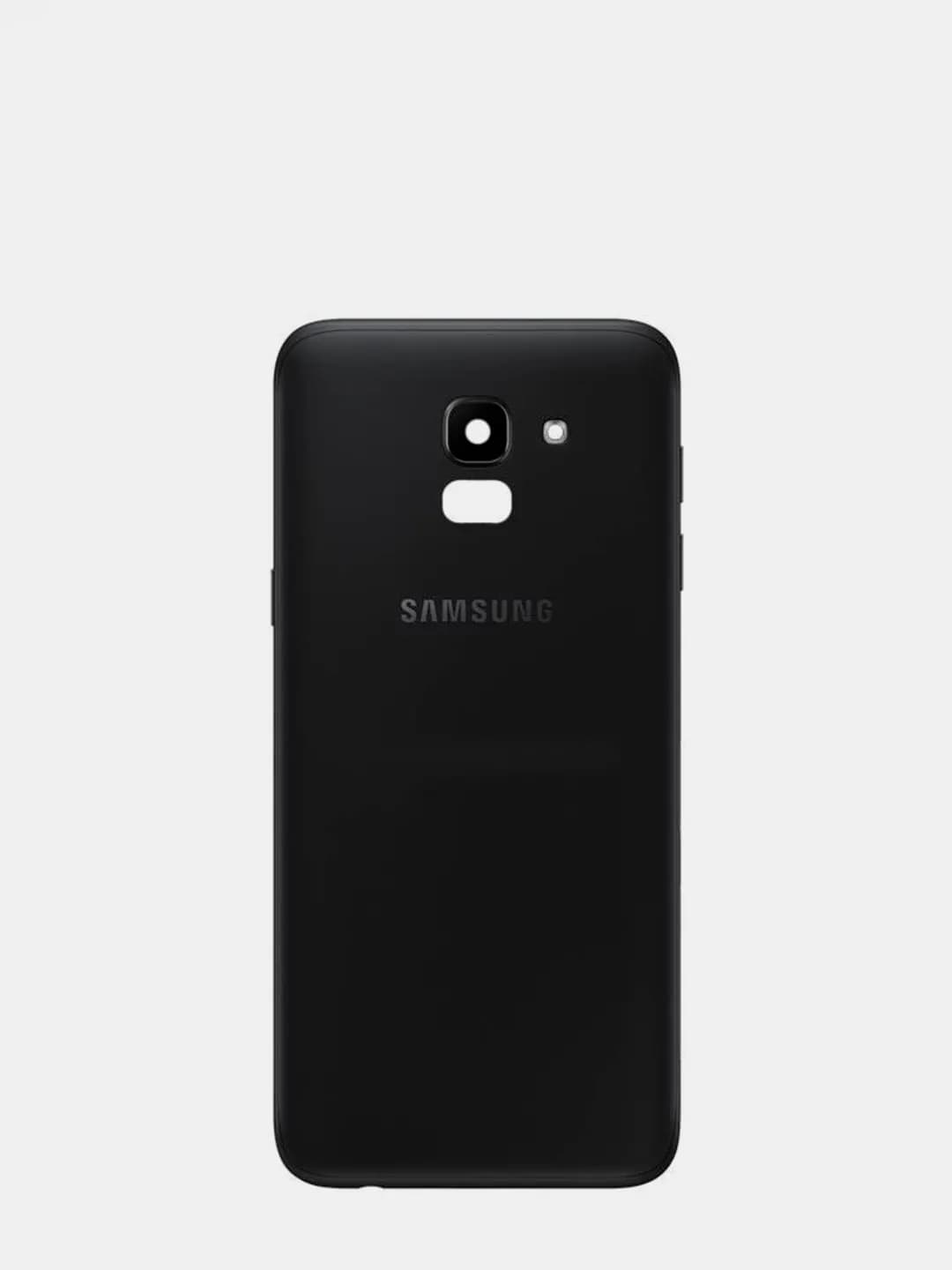 Задняя крышка для Samsung J600 Galaxy J6 (2018) (черный), артикул 00403 — запчасть GSM28.RU