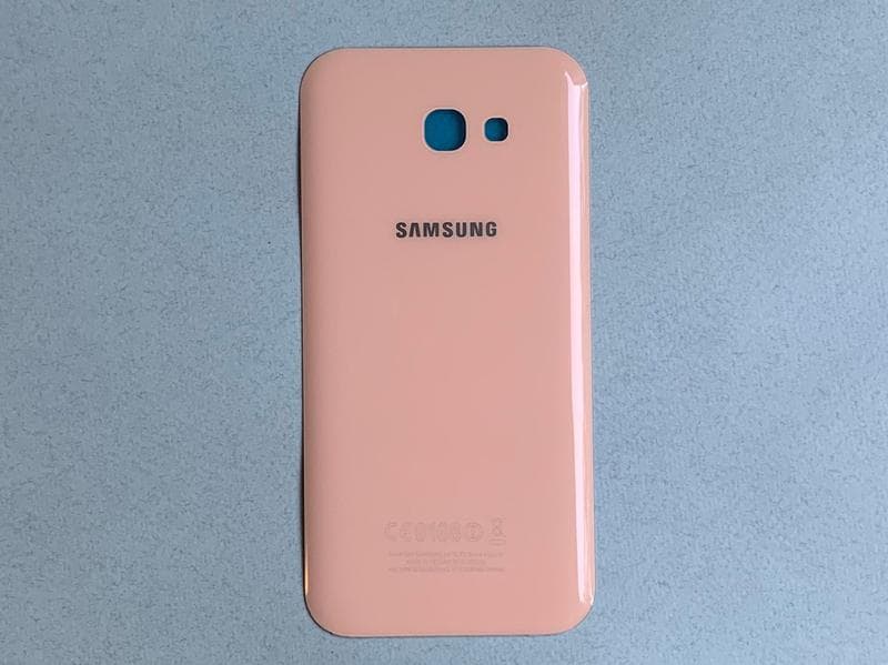 Задняя крышка для Samsung A720 Galaxy A7 (2017) (розовый), артикул 00480 — запчасть GSM28.RU