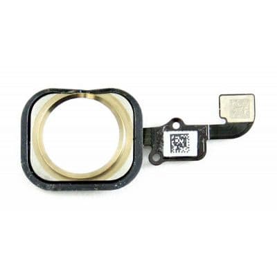 Шлейф для iPhone 6/6 Plus + кнопка Home (золото), артикул 00638 — запчасть GSM28.RU