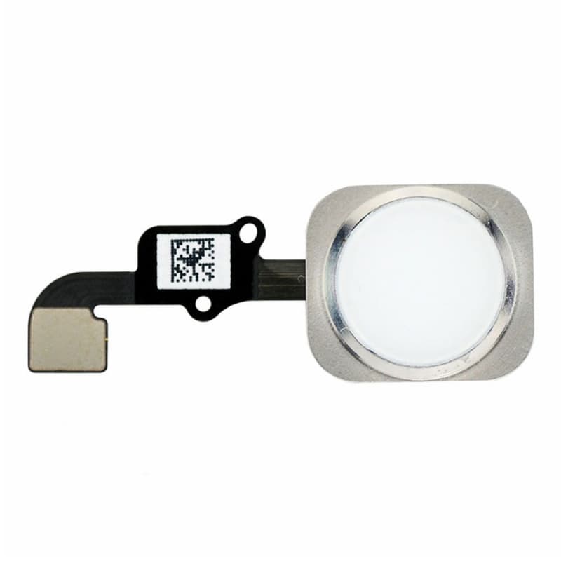 Шлейф для iPhone 6/6 Plus + кнопка Home (серебро), артикул 00639 — запчасть GSM28.RU