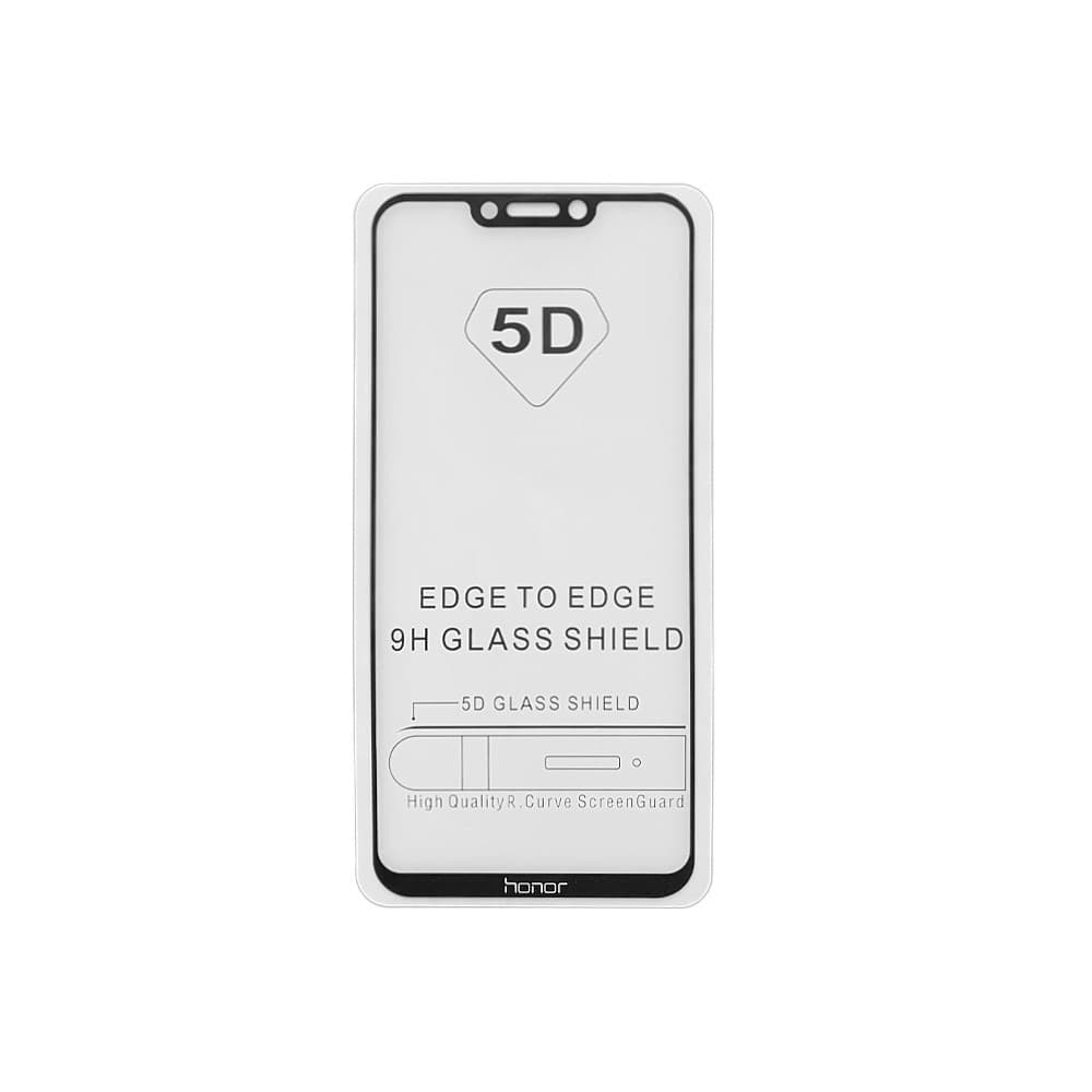 Защитное стекло 5D с полной проклейкой на Huawei Honor Play / Nova 3 / Nova 3i Белое, артикул 00705 — запчасть GSM28.RU