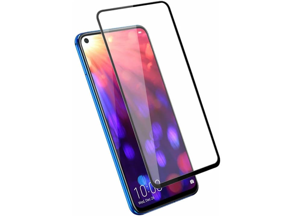 Защитное стекло 5D с полной проклейкой на Huawei Honor Nova 4 / View 20 Черное, артикул 00726 — запчасть GSM28.RU