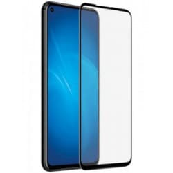 Защитное стекло 5D с полной проклейкой на Samsung A60 Черное, артикул 00742 — запчасть GSM28.RU