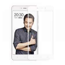 Защитное стекло 5D с полной проклейкой на Xiaomi Redmi 4A Белое
