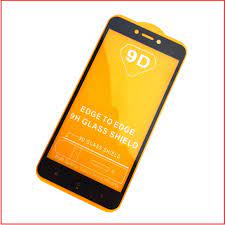 Защитное стекло 5D с полной проклейкой на Xiaomi Redmi 5A Черное