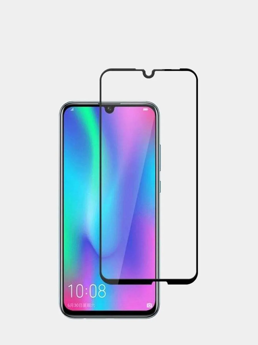 Защитное стекло 5D с полной проклейкой на Huawei Honor 8X / Y9 2019 / Y8S / View 10 lite