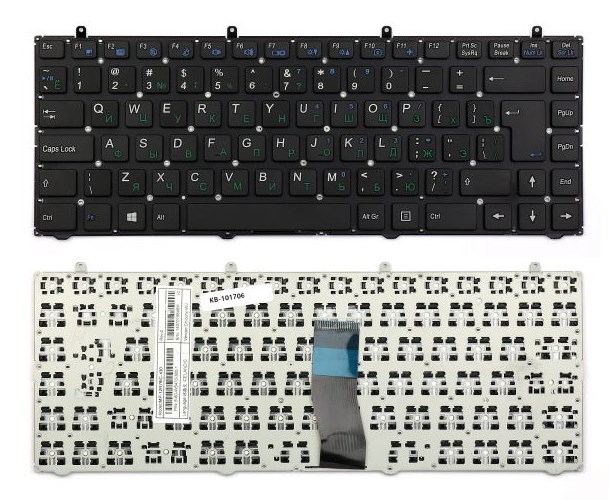 Клавиатура для ноутбука DNS/Clevo W230 W230SS W230ST