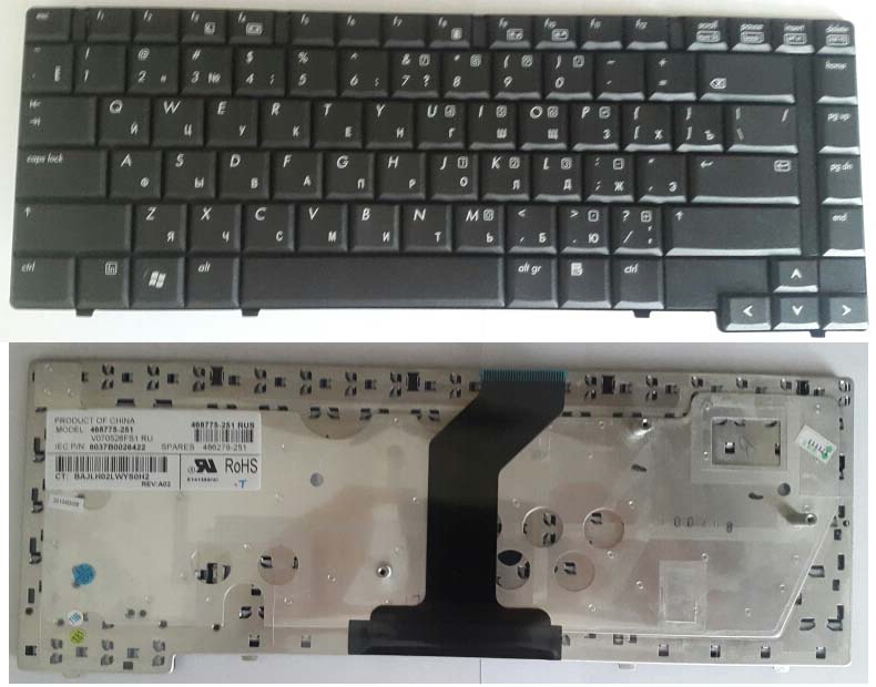 Клавиатура для ноутбука HP 6730B 6735B 6531B 6730p 6530B 6535B