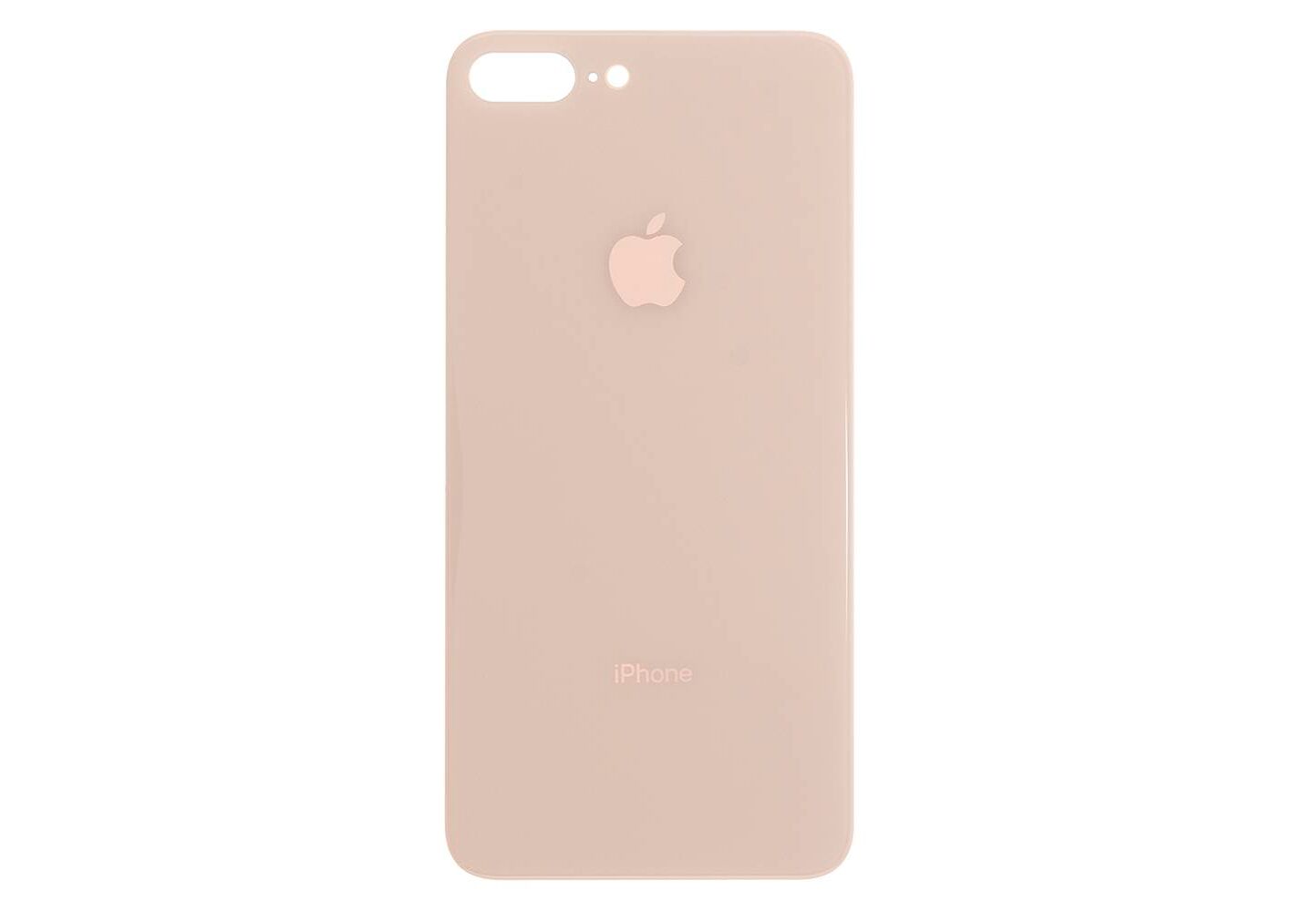 Задняя крышка для iPhone 8 (золото) с широким отверстием