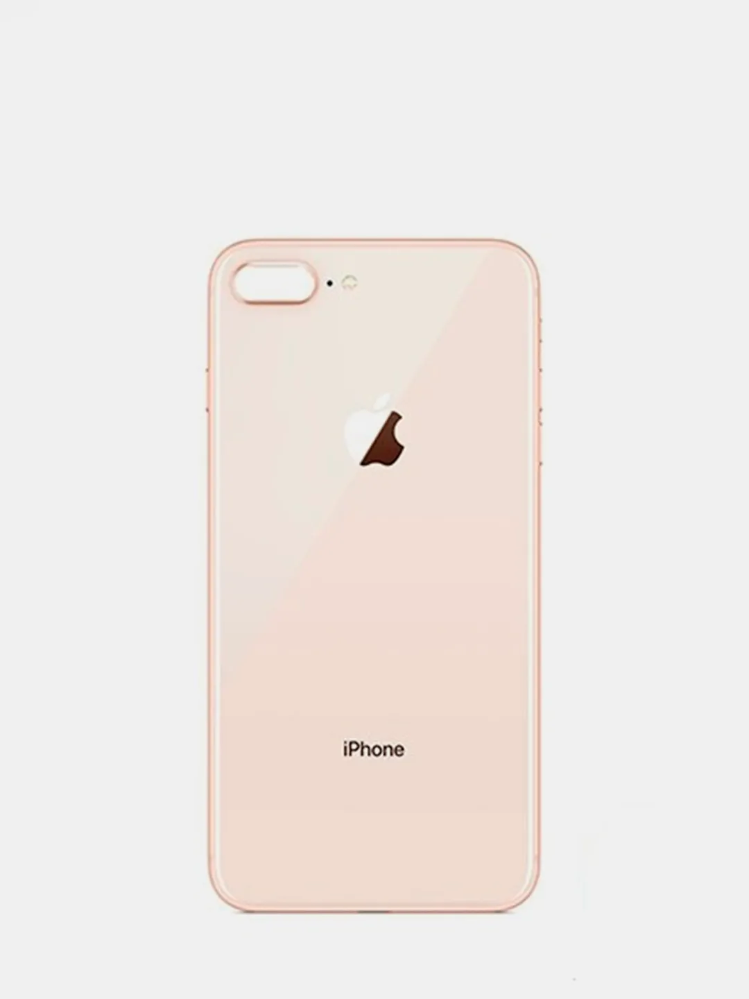 Задняя крышка для iPhone 8 Plus (золото) с широким отверстием