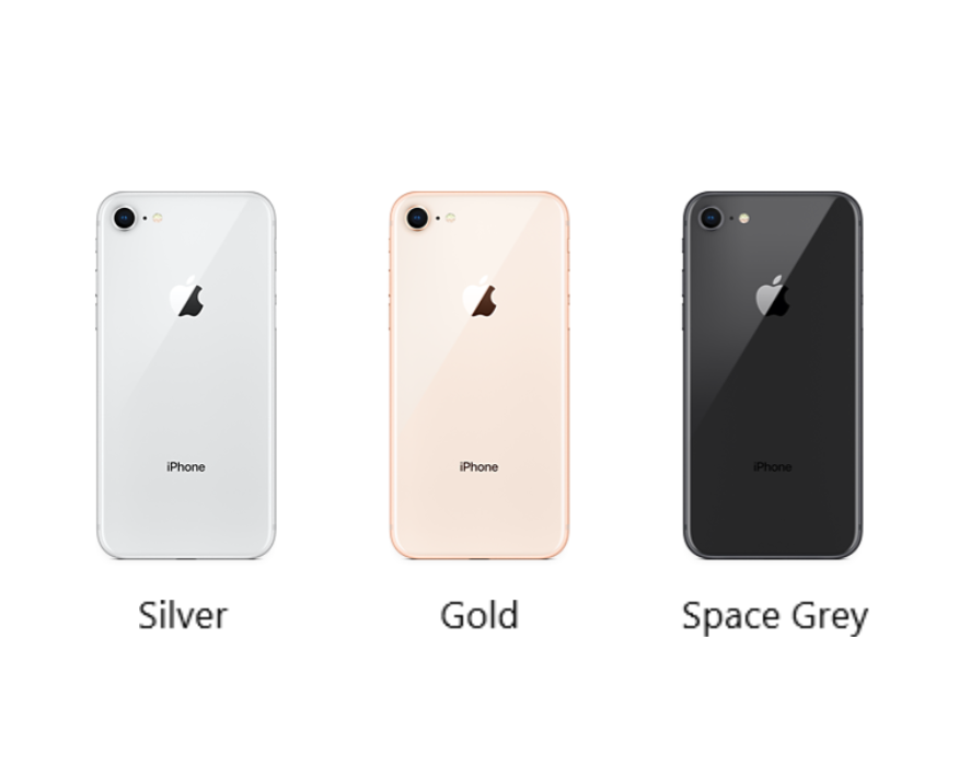 Задняя крышка (корпус) для Iphone 8 (серый)