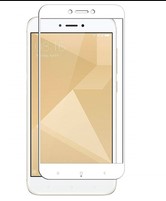 Защитное стекло 5D с полной проклейкой на Xiaomi Redmi 4X Белое