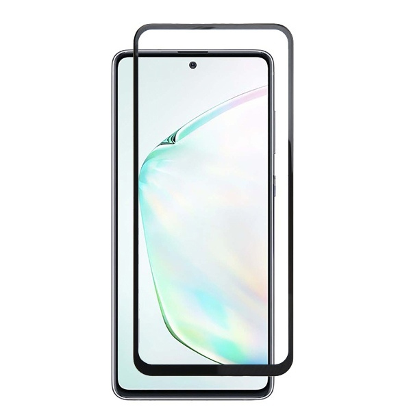 Защитное стекло 5D с полной проклейкой на Samsung Galaxy Note 10 Черное
