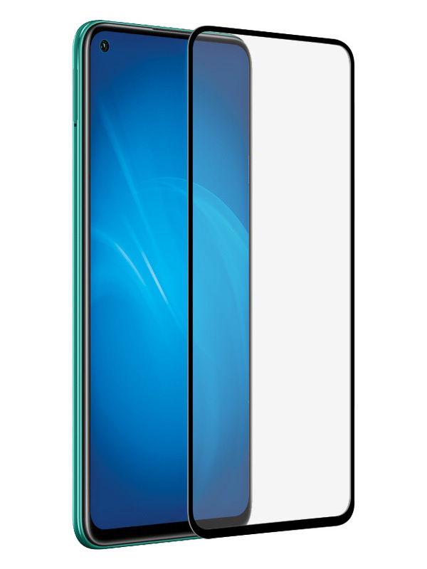 Защитное стекло 5D с полной проклейкой на Huawei Honor 30 Pro / Nova 7 Pro Черное