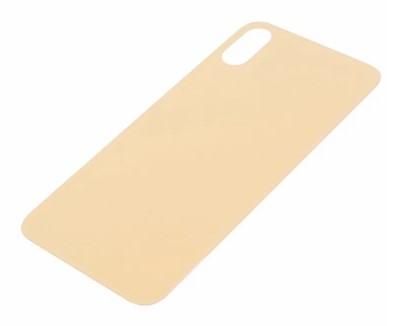 Задняя крышка для iPhone XS (золото) с широким отверстием