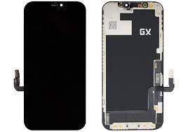Дисплей для iPhone 12 / 12 Pro + тачскрин черный с рамкой  OLED GX